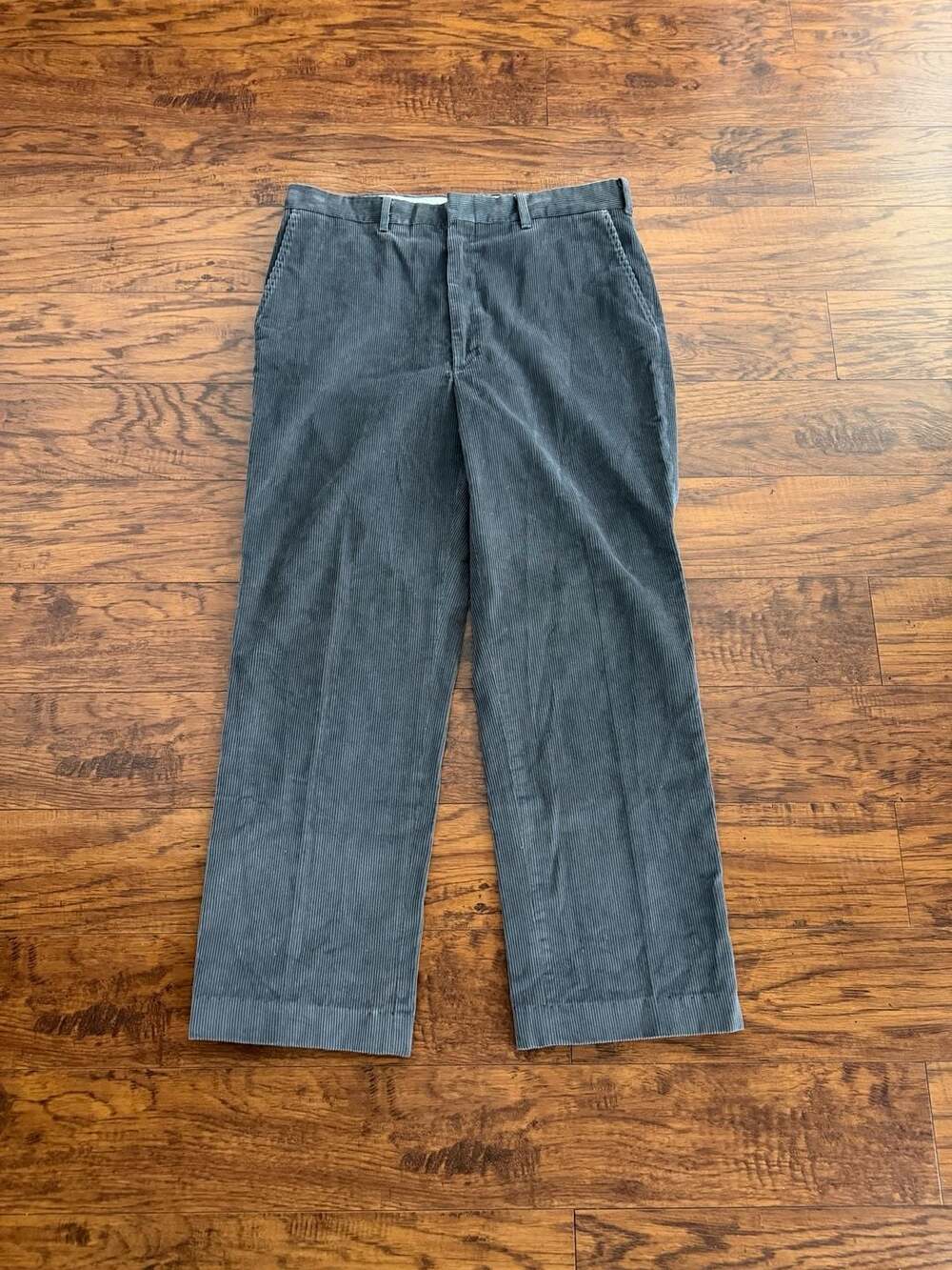 Vintage Haggar Casuals Grey Corduroy Pants 34x30